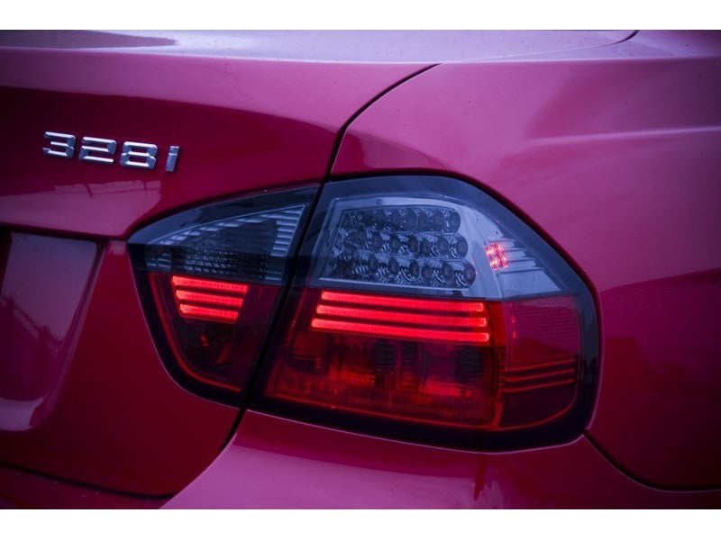 Spyder BMW E90 3-Series 06-08 4Dr LED Tail Lights Red Smoke ALT-YD-BE9006-LED-RS-SR1 Performance