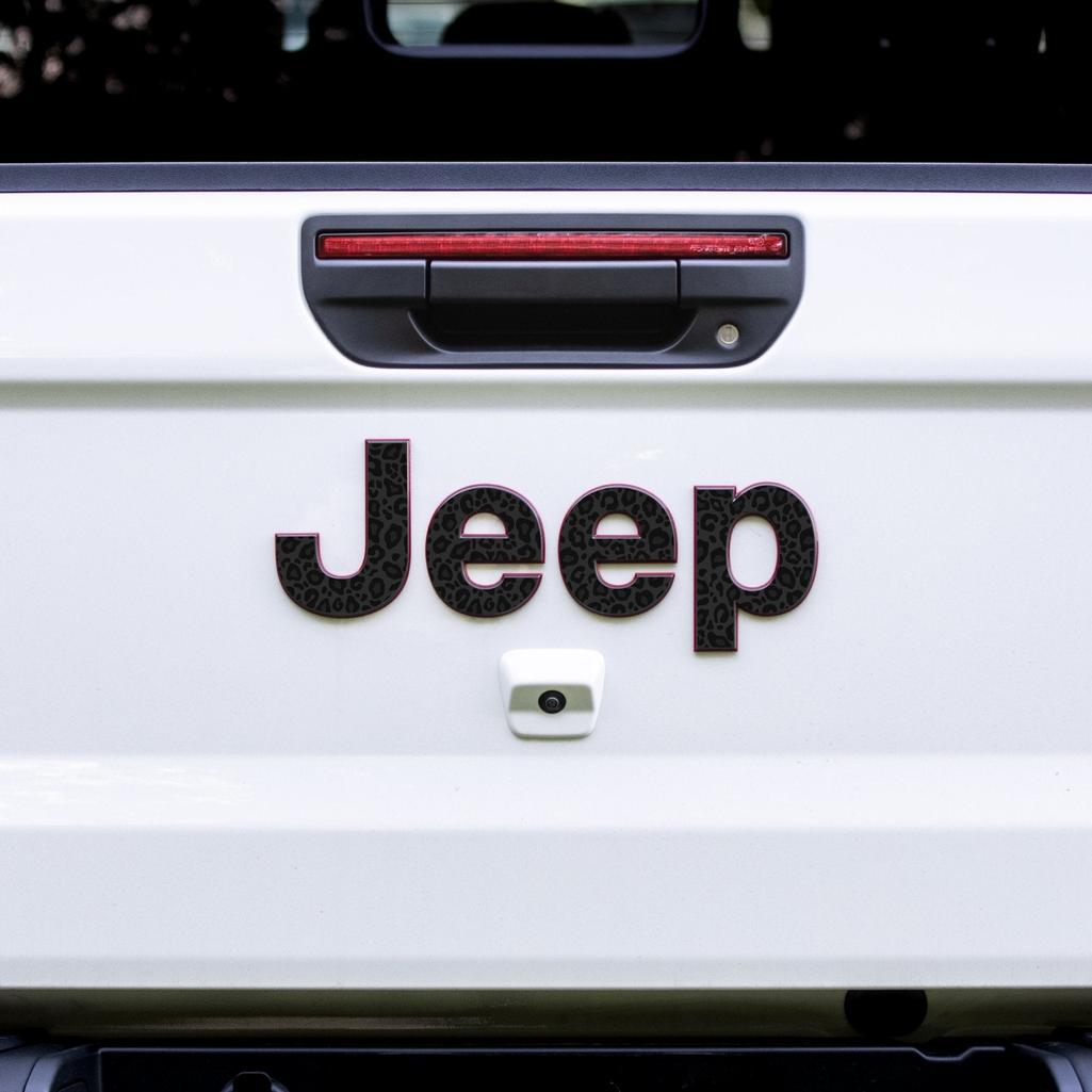 JEEP Gladiator Emblem Overlay Decal Set | Fits 2020+ Jeep Gladiator