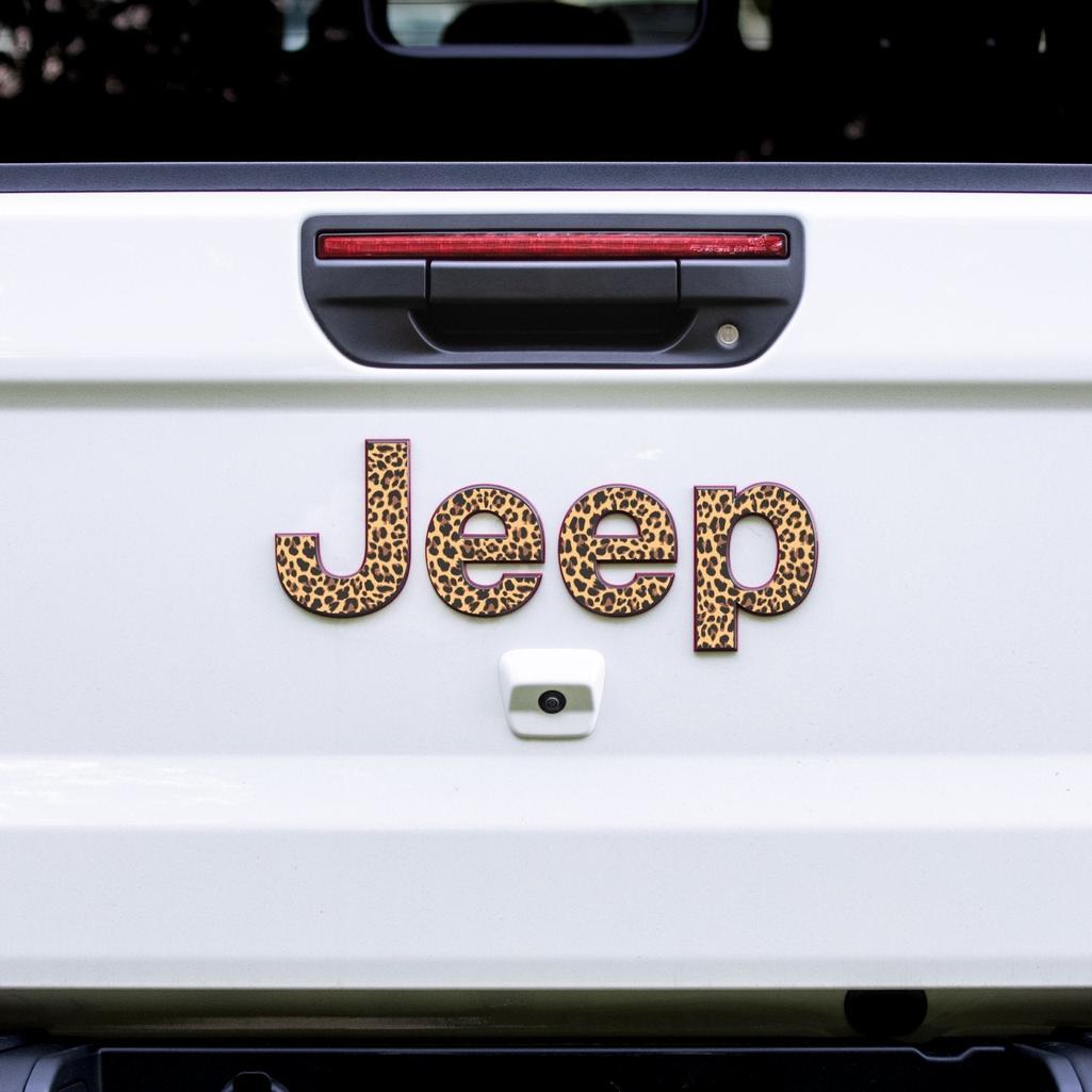 JEEP Gladiator Emblem Overlay Decal Set | Fits 2020+ Jeep Gladiator