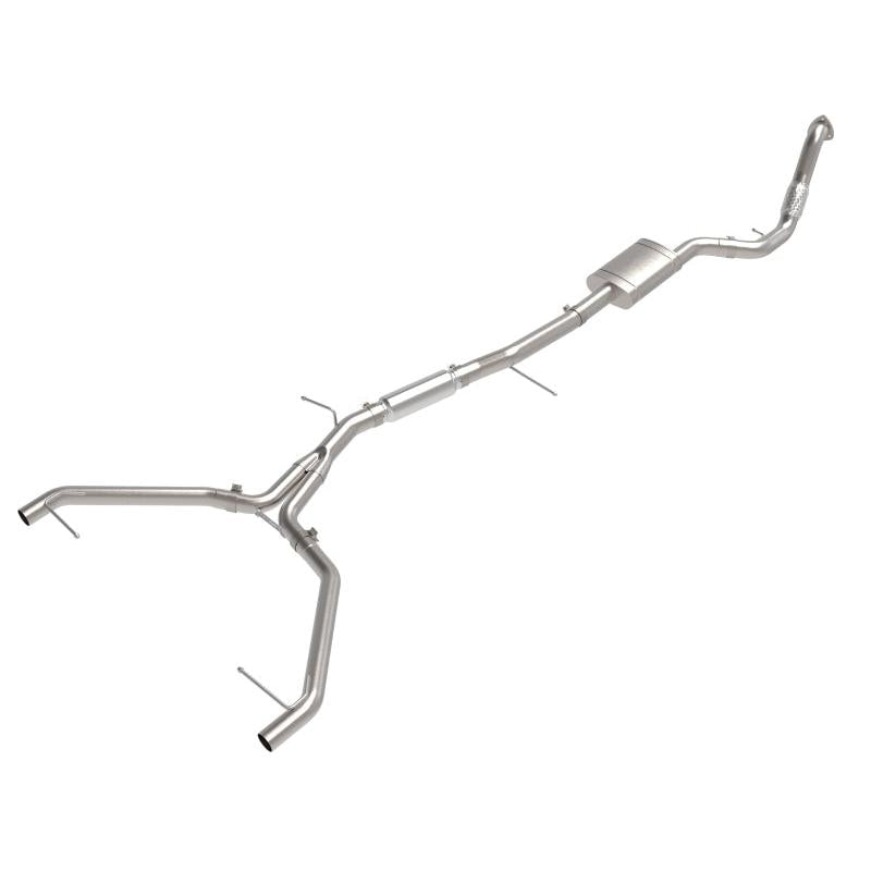 aFe 20-21 Audi A4 L4-2.0L (t) MACH Force-Xp 3in to 2-1/2in Stainless Steel Cat-Back Exhaust System-SR1 Performance
