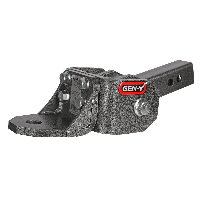 Gen-Y Glyder Torsion-Flex 2in Shank 2in Drop 7K Hitch w/Ball Platform/1in Diameter Mounting Hole