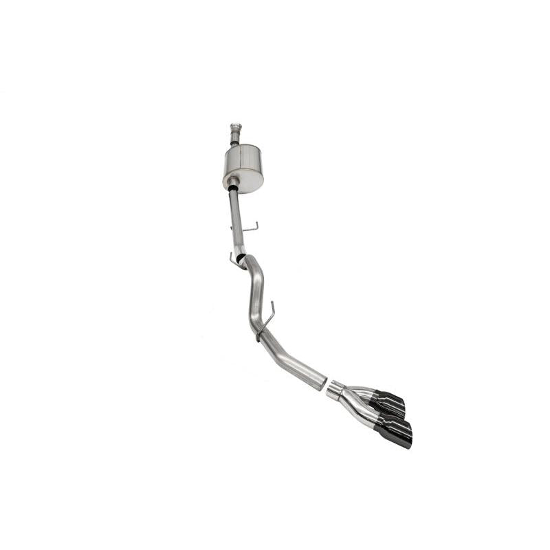 Corsa 2021-2024 Ford F-150 SuperCab/6.5in Bed 5.0L V8 Sport Cat-Back Single Side Exit-BlackPVD-SR1 Performance