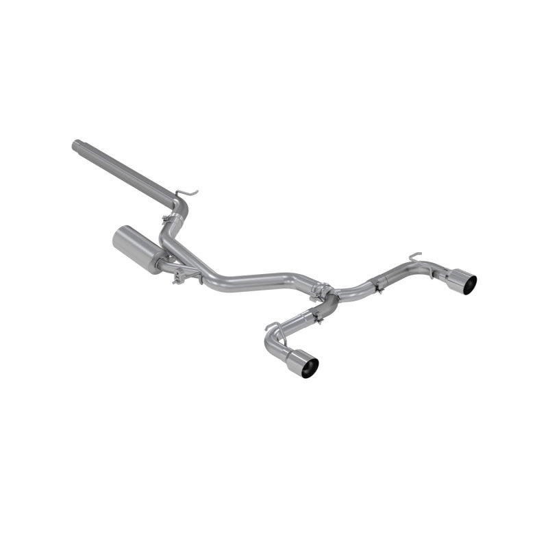 MBRP 15-20 VW 2.0L Turbo Golf GTI MK7 3in T304 Cat Back Exhaust w/ Dual Split Rear Exit-SR1 Performance