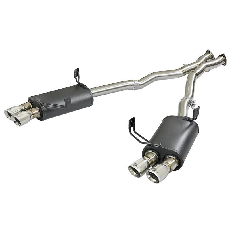 aFe MACH Force-Xp 2-1/2in 304 SS Cat-Back Exhaust w/Polished Tips 05-08 BMW Z4 M Coupe (E86) L6 3.2L-SR1 Performance