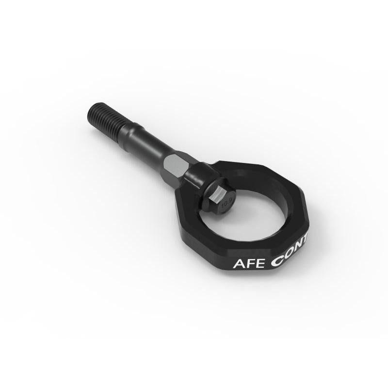 aFe Control Rear Tow Hook (Black)-SR1 Performance