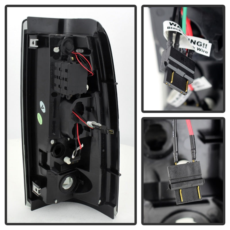 Spyder Chevy Silverado 1500 03-06 (Not Fit Stepside)LED Tail Lights Blk Smke ALT-YD-CS03-LED-BSM-SR1 Performance