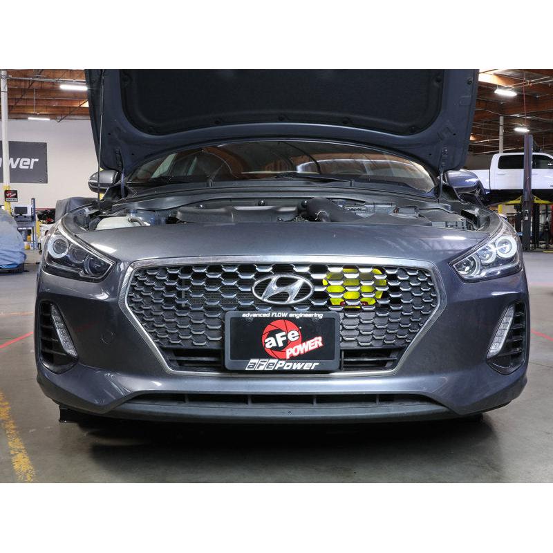 aFe 18-20 Hyundai Elantra GT L4-1.6L (t) Takeda Momentum Dynamic Air Scoop - Neon Green-SR1 Performance