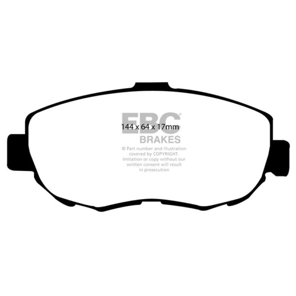 EBC Greenstuff 2000 Series Sport Front Brake Pads for Lexus GS300 (1995-2005) | Part No. DP21223