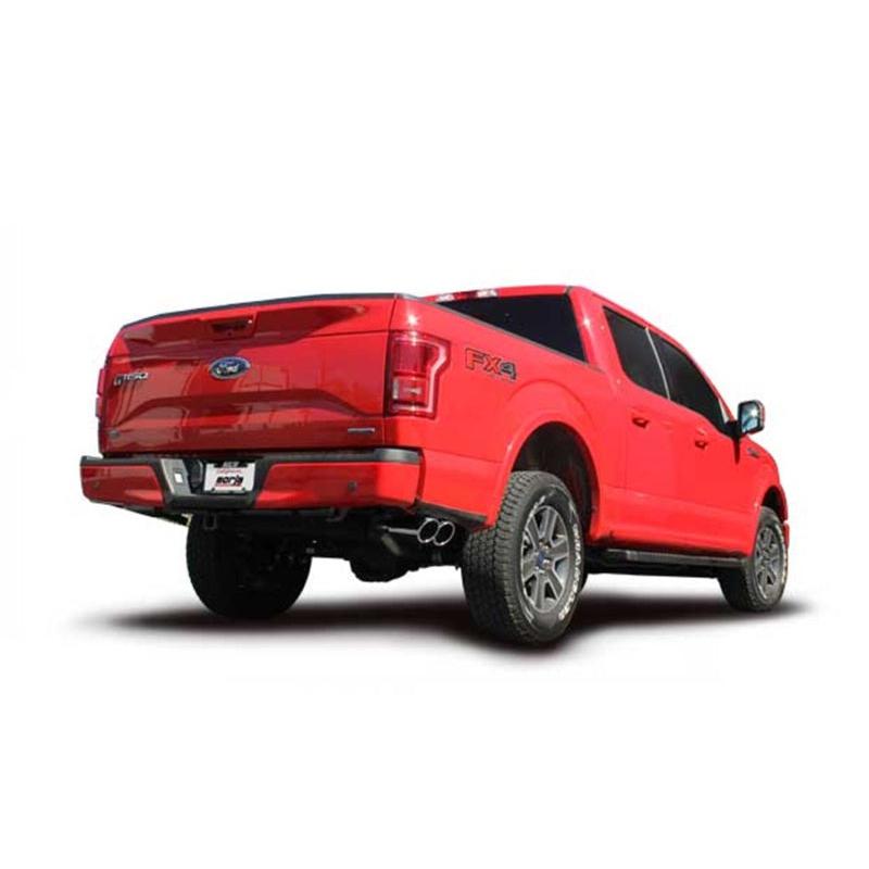 Borla 15-16 Ford F-150 3.5L EcoBoost Ext. Cab Std. Bed Catback Exhaust Touring Truck Side Exit-SR1 Performance