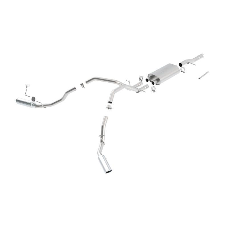 Borla 09-12 Chevrolet Silverado / 09-12 GMC Sierra 1500 WT/SLE/LT 4.8L/5.3L/6.0L SS Catback Exhaust-SR1 Performance