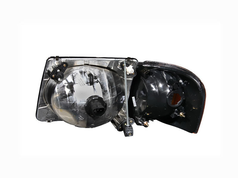 ANZO 2001-2005 Ford Explorer Crystal Headlights Black-SR1 Performance