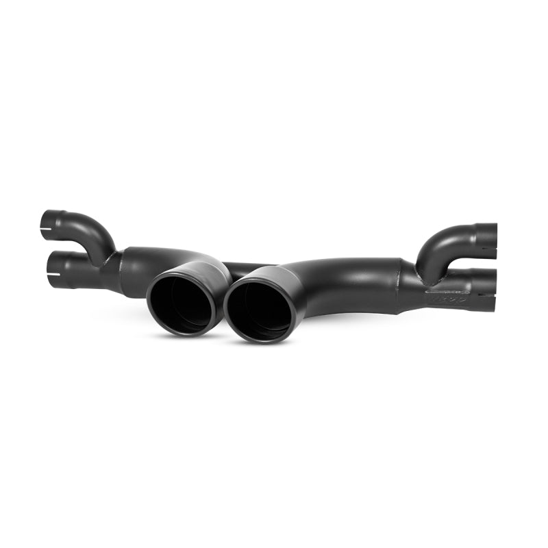 MBRP 14-19 Porsche GT3/GT3RS 3in Center Muffler Bypass 4in Tips - Black Coated-SR1 Performance