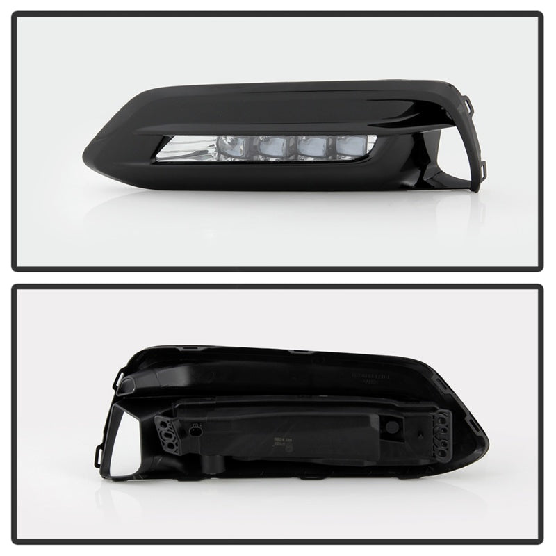 Spyder 18-19 Honda Accord Sedan OEM LED Fog Lights w/OEM Fit Switch - Clear (FL-HA2018-4D-LED-C)-SR1 Performance