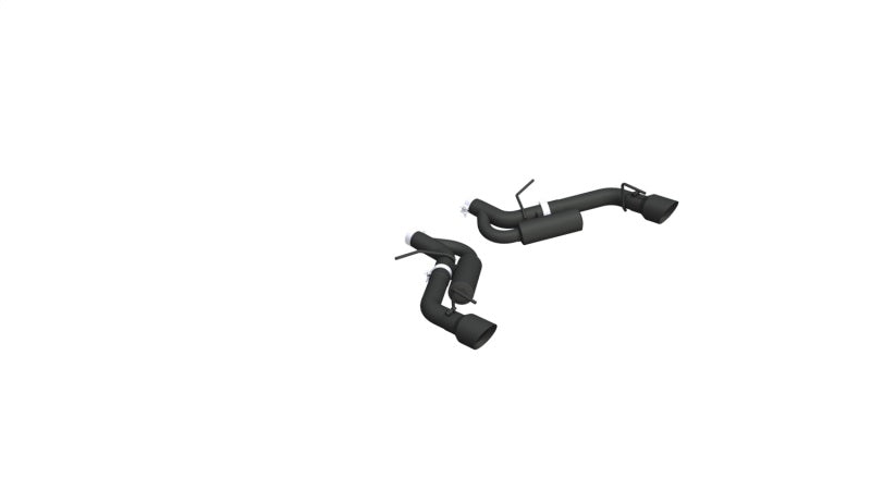 MBRP 16-19 Chevrolet Camaro SS Dual Rear Exit Axle Back w/ 4.5in OD Tips - BLK (Non NPP Models)-SR1 Performance