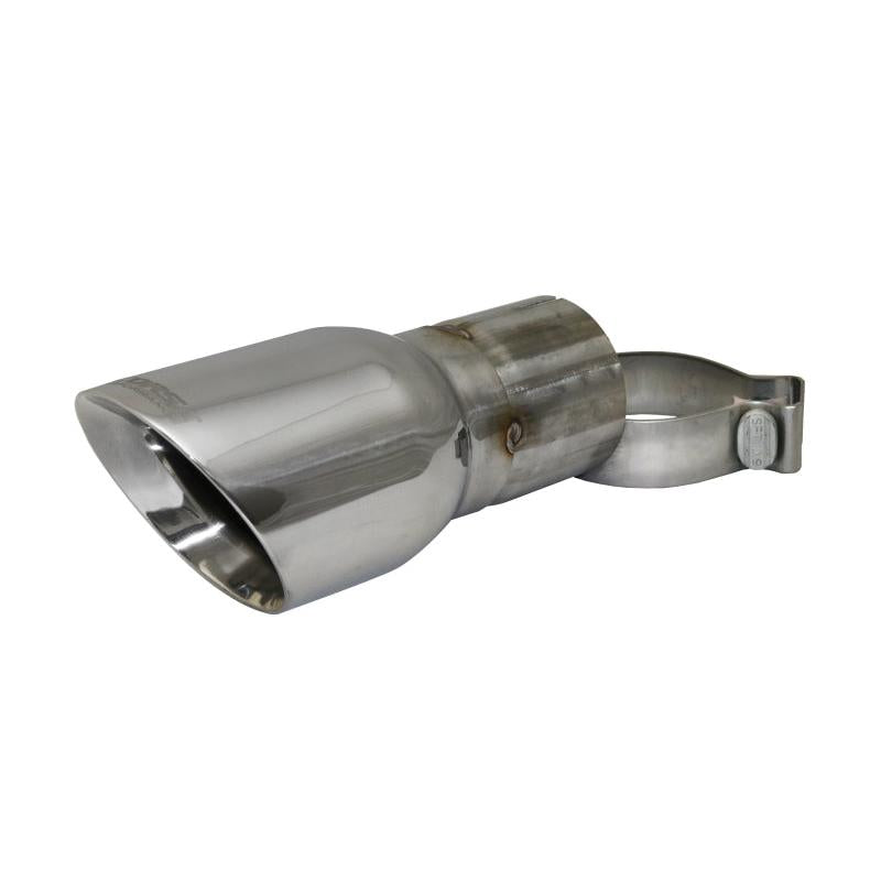 Corsa Single Universal 3.0in Inlet / 4in Outlet Polished Pro-Series Tip Kit-SR1 Performance