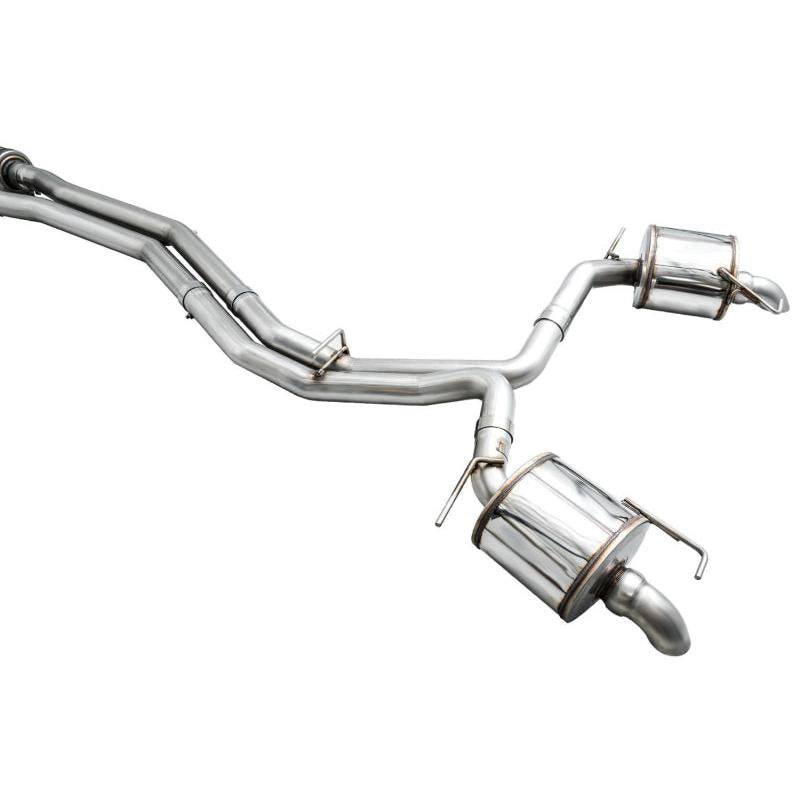 AWE Audi 2019-2023 C8 A6/A7 3.0T Touring Edition Cat-back Exhaust- Turn Downs-SR1 Performance