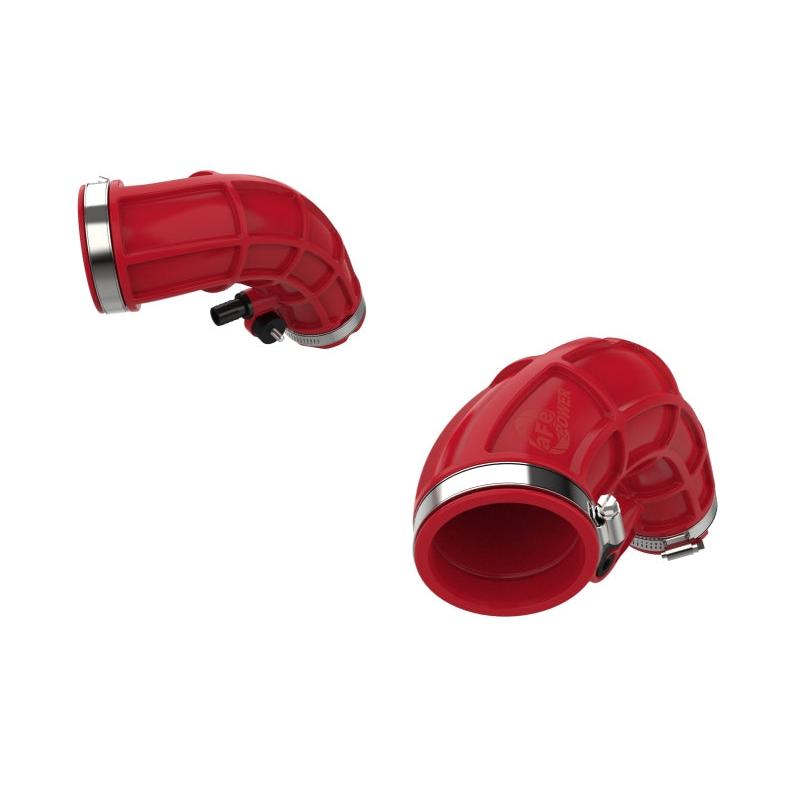aFe Power 22-24 Toyota Land Cruiser (J300) / 22-24 Toyota Tundra V6-3.4L (tt) Red Turbo Inlet Pipes-SR1 Performance