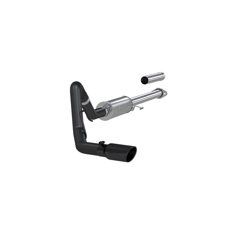 MBRP 2015 Ford F-150 2.7L / 3.5L EcoBoost 3in Cat Back Single Side Black Exhaust System-SR1 Performance