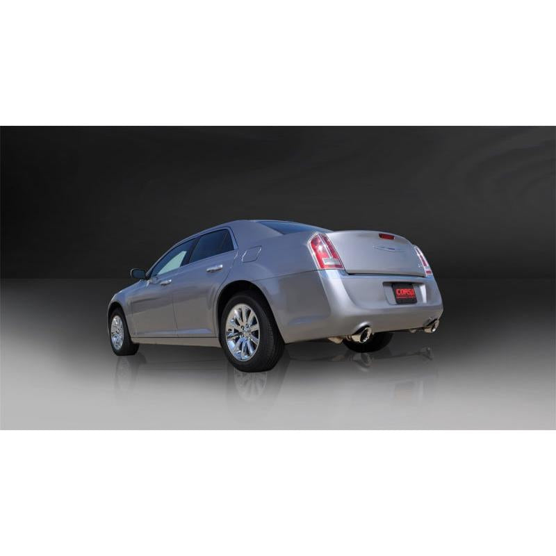 Corsa 2011-2013 Chrysler 300 R/T 5.7L V8 Polished Sport Cat-Back Exhaust-SR1 Performance
