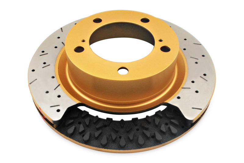 DBA 09+ Nissan 370Z and Infiniti G37 Sport Front Drilled & Slotted 5000 Series 2-Piece Rotors
