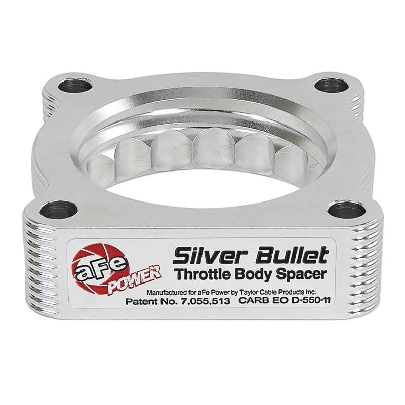 aFe Silver Bullet Throttle Body Spacers TBS Toyota Tacoma 05-11 V6-4.0L-SR1 Performance