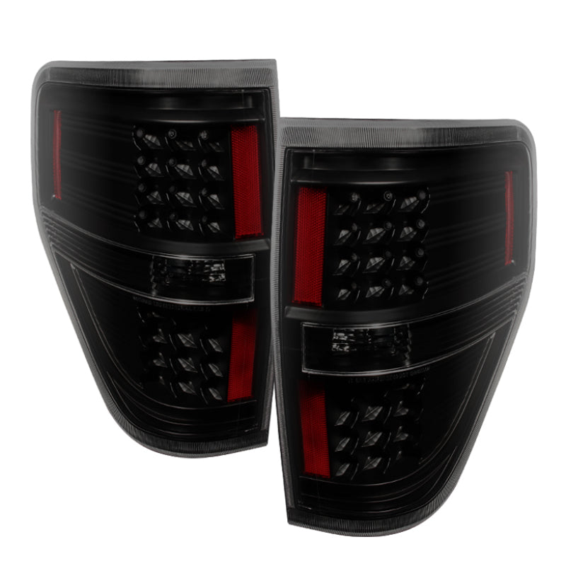 Xtune Ford F150 09-14 LED Tail Lights Black Smoke ALT-JH-FF15009-LED-BSM-SR1 Performance
