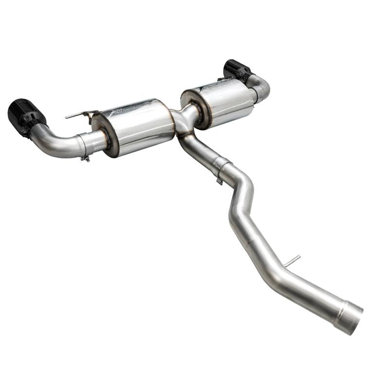 AWE 19-23 BMW 330i / 21-23 BMW 430i Base G2X Touring (Excl.Conv) Axle Back Exhaust - Diamond Black-SR1 Performance