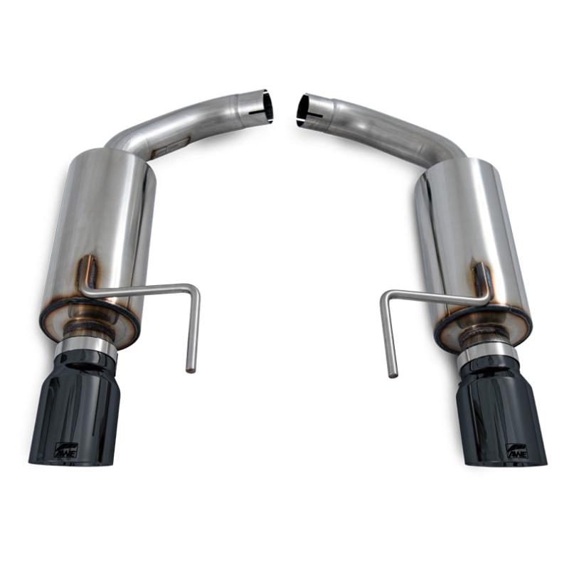 AWE Tuning S550 Mustang EcoBoost Axle-back Exhaust - Touring Edition (Diamond Black Tips)-SR1 Performance
