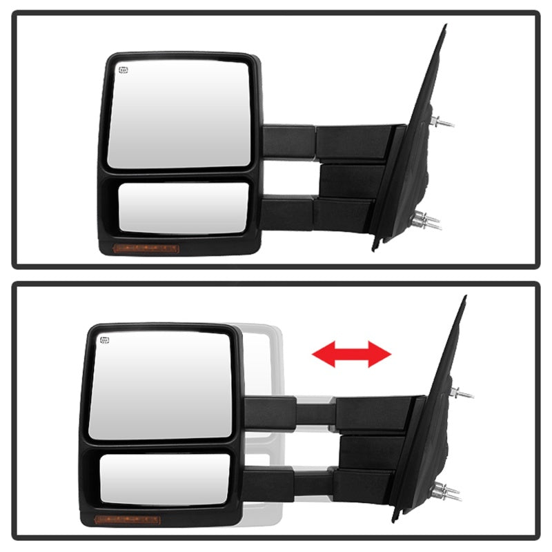 Xtune Ford F150 07-14 Power Heated Amber LED Signal Telescoping Mirror Left MIR-FF15007S-PWH-AM-L-SR1 Performance