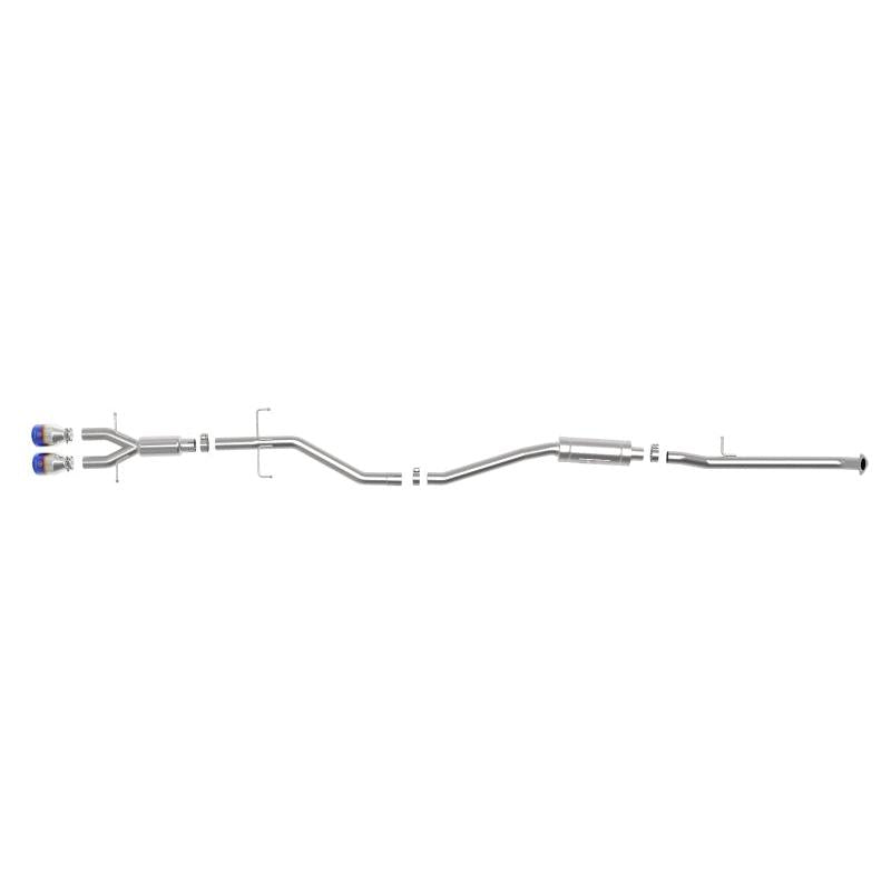 aFe Takeda 2.5in 304 SS Cat-Back Exhaust System w/ Blue Tips 17-20 Honda Civic Si Sedan I4 1.5L-SR1 Performance