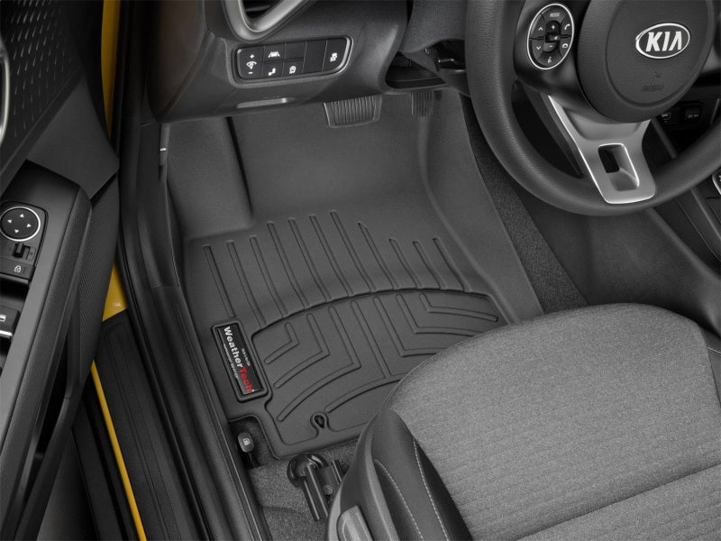 WeatherTech DigitalFit Front FloorLiner for Kia Soul 2020-2022, Black - Part #4415231