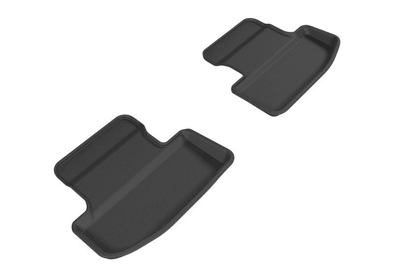 3D MAXpider 2015-2020 Ford Mustang Kagu 2nd Row Floormats - Black-SR1 Performance