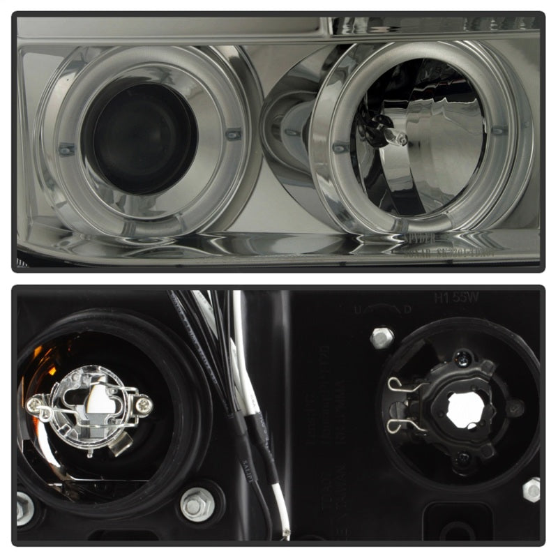 Spyder Toyota Tundra 07-13 Projector Headlights LED Halo LED Smke PRO-YD-TTU07-HL-SM-SR1 Performance
