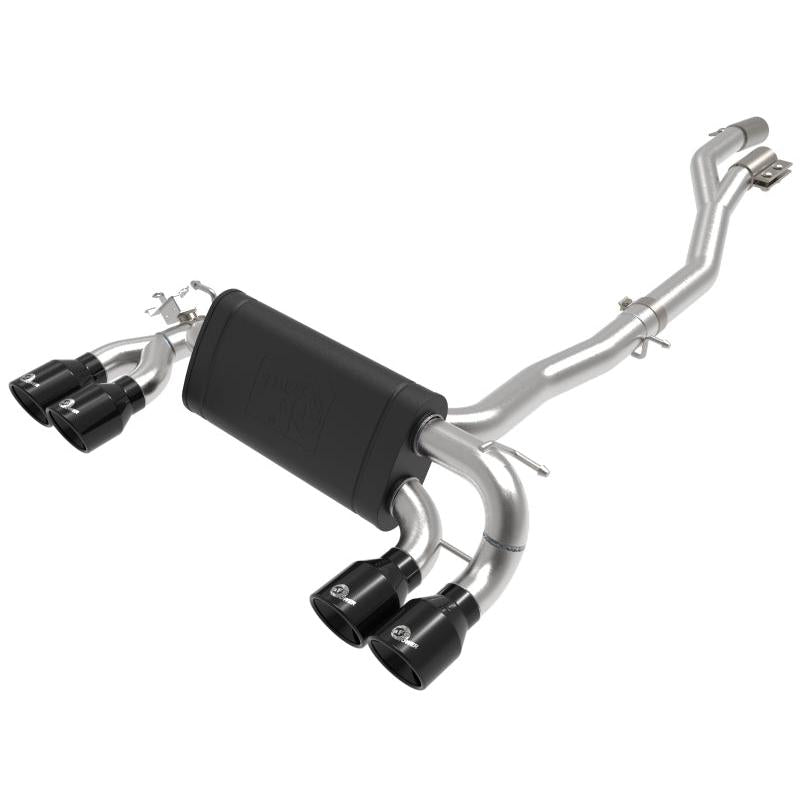 aFe MACHForce XP Exhausts Cat-Back SS 19-21 BMW M2 Competition L6-3.0L w/Black Tips-SR1 Performance