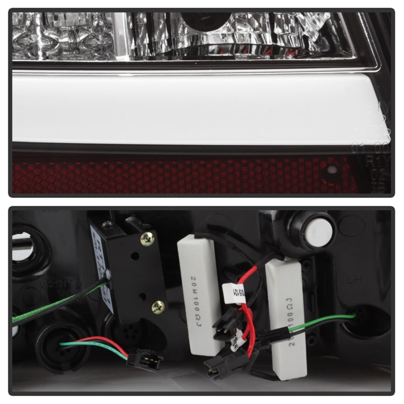 Spyder 09-12 Audi A6 LED Tail Lights - Black (ALT-YD-AA609-LED-BK)-SR1 Performance