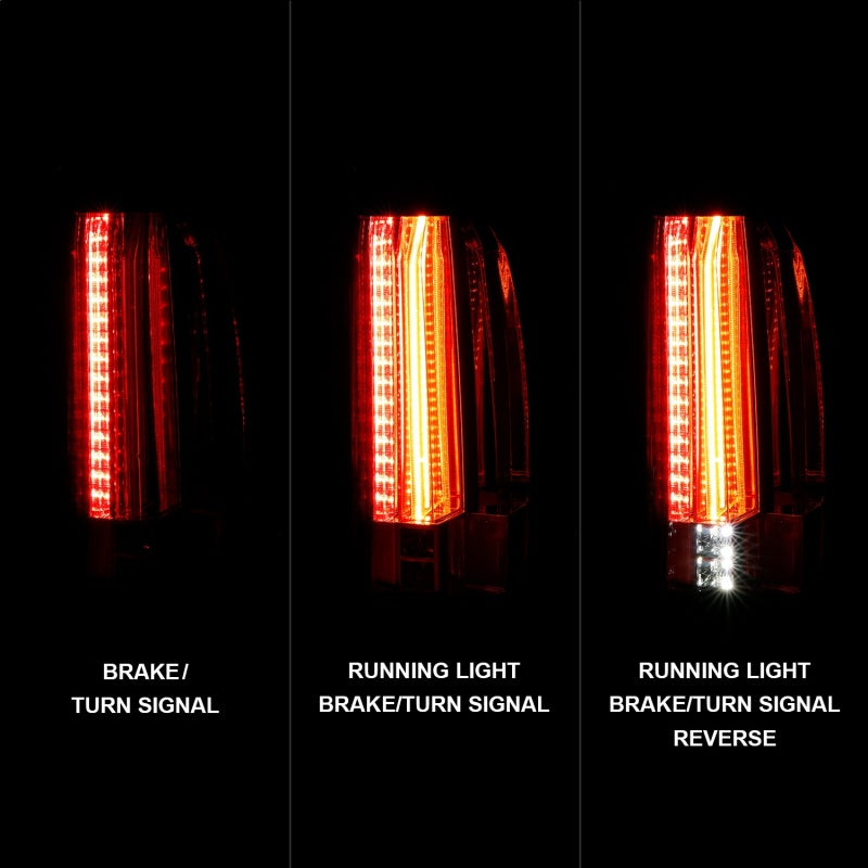 ANZO 2015-2017 Chevrolet Suburban/Tahoe LED Taillights Smoke-SR1 Performance