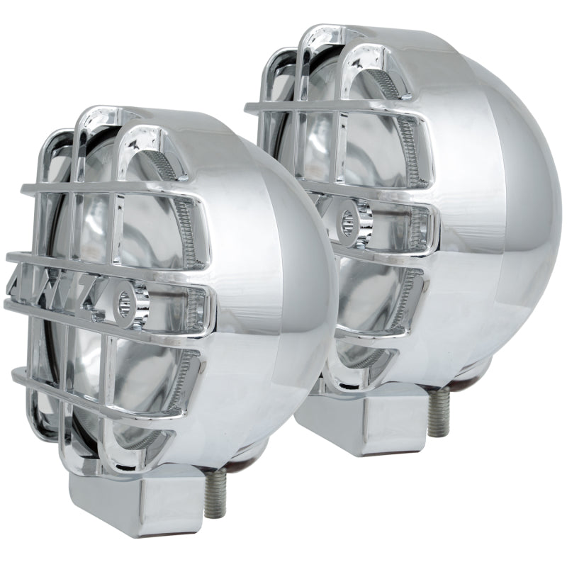 ANZO Hid Off Road Light Universal 6in HID BULLET Style Off Road Lights Chrome Pair-SR1 Performance