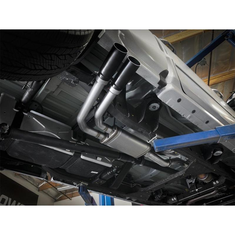 aFe Rebel Series 3in to 2.5in 409 SS Cat-Back Exhaust w/ Black Tips 09-18 GM Silverado/Sierra 5.4L-SR1 Performance