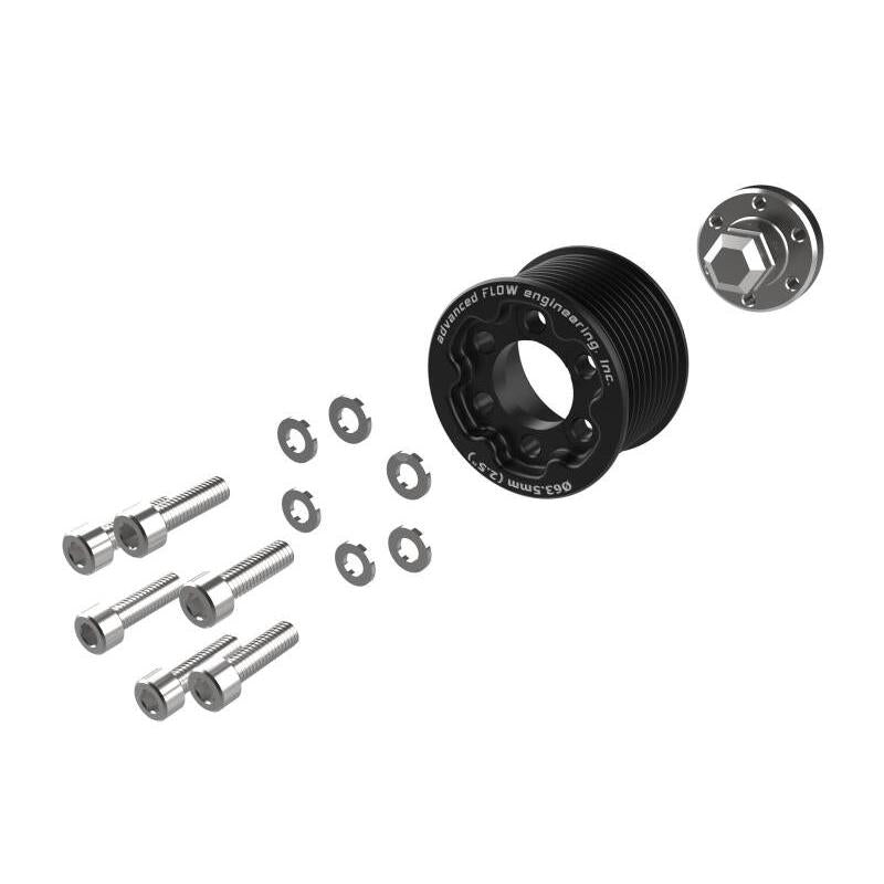 aFe 15-23 Dodge Challenger / 15-23 Dodge Charger SRT Hellcat 2.50in Supercharger Power Pulley Kit-SR1 Performance