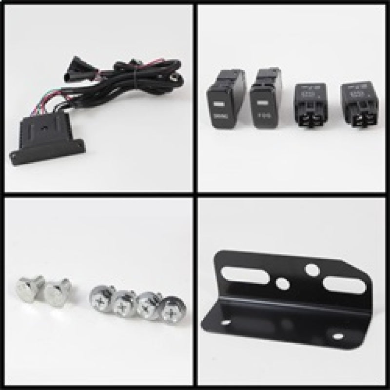 Spyder Toyota FJ Cruiser 07-14 Fog Lights With LED Daytime Running Lights w/swch Blk FL-DRL-TFJ07-BK-SR1 Performance