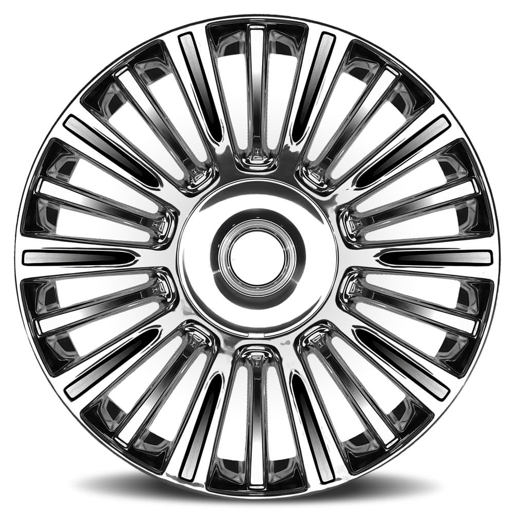 FR 91 – ESCALADE PLATINUM REPLICA WHEELS-Chrome 22x9 6x5.5 + 28 HB 78.1