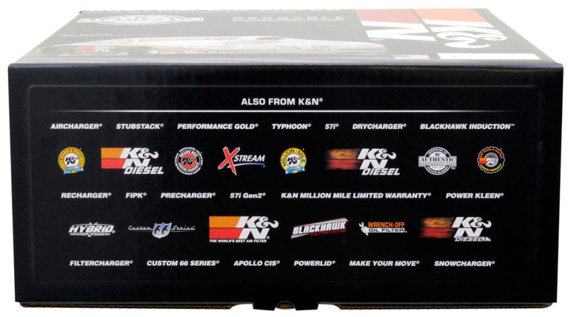 K&N Replacement Drop In Air Filter - 14in OD / 12in ID / 5in H w/Inner Wire-SR1 Performance