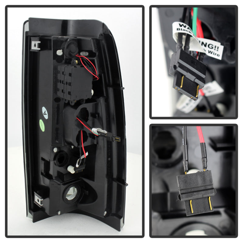 Spyder Chevy Silverado 1500 03-06 (Not Fit Stepside)LED Tail Lights Blk Smke ALT-YD-CS03-LED-BSM-SR1 Performance