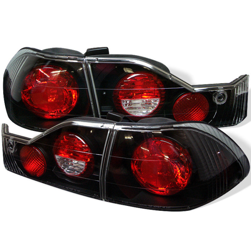 Spyder Honda Accord 98-00 4Dr Euro Style Tail Lights Black ALT-YD-HA98-BK-SR1 Performance