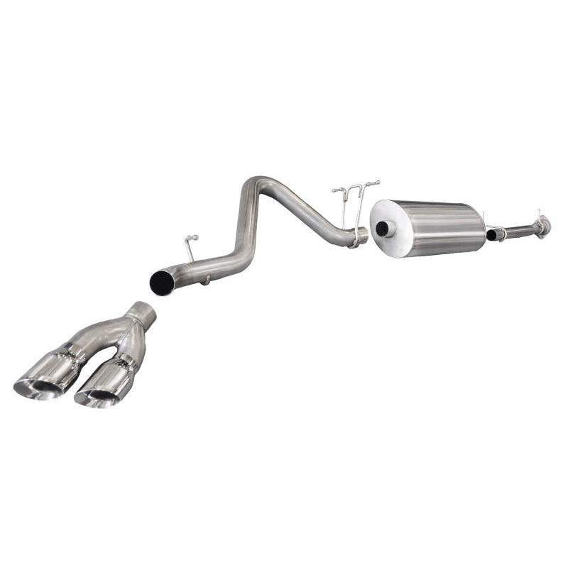 Corsa 2011-2013 Chevrolet SilveradoCrew Cab/Std. Bed 2500 6.0L V8 Polished Sport Cat-Back Exhaust-SR1 Performance