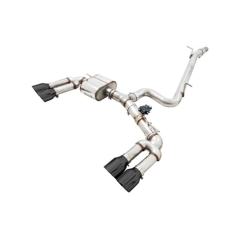 AWE Tuning Audi 8V S3 SwitchPath Exhaust w/Diamond Black Tips 102mm-SR1 Performance