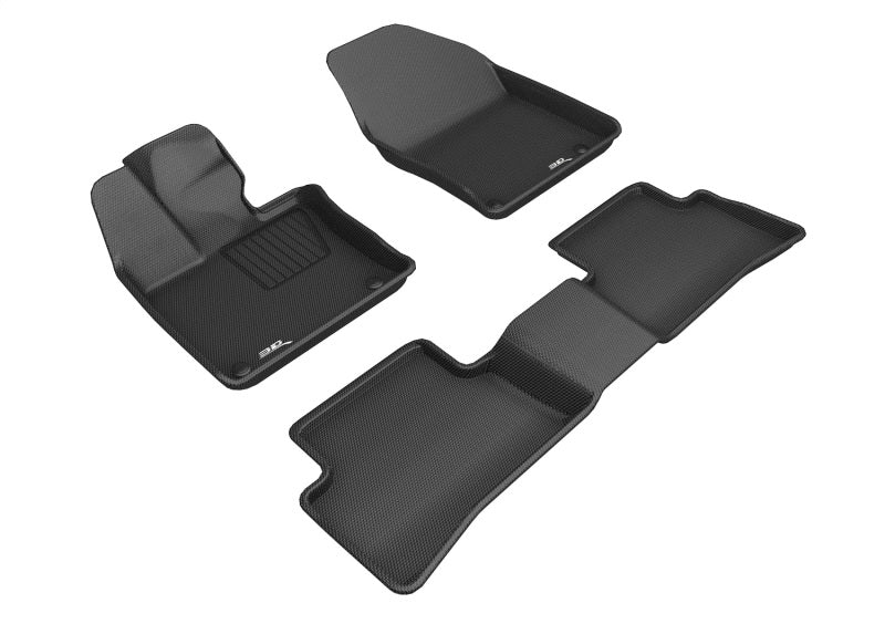 3D MAXpider 2019-2020 Lexus UX Kagu 1st & 2nd Row Floormat - Black-SR1 Performance