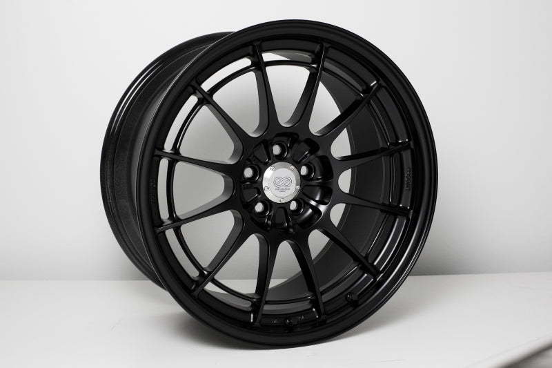 Enkei NT03+M 18x9.5 5x100 40mm Offset Black Wheel (Min Order Qty 40)-SR1 Performance