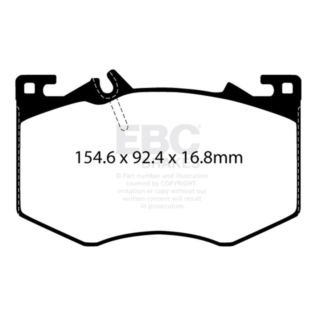 EBC Yellowstuff Brake Pads for Mercedes-Benz A35 AMG 2020+ – High-Performance Street and Track Use