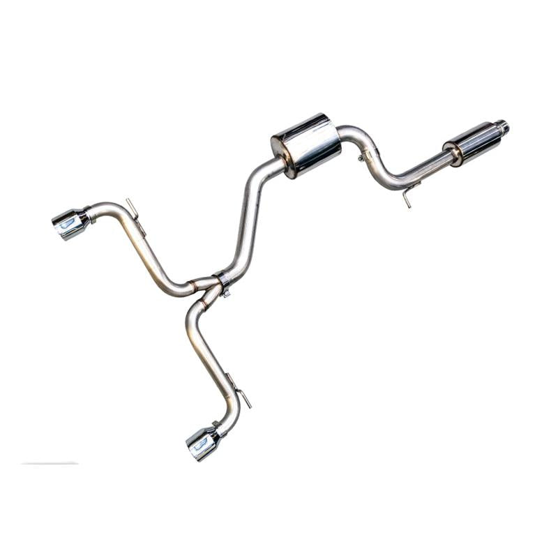 AWE Tuning VW MK7 GTI Touring Edition Exhaust - Chrome Silver Tips-SR1 Performance